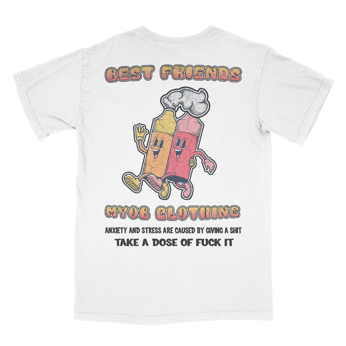 MYOB Retro Best Friends Vintage T-Shirt